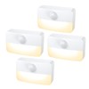 【4 Pack】 Motion Sensor Night Light, Stick-On Motion Sensor Lights