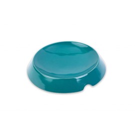 Miaustore Ceramic Cat Food Bowl - Whisker Relief Cat Dish Lets Your Cat Reach All The Food Without Whisker Fatigue. Long Lasting and Easy to Clean (Seawave)