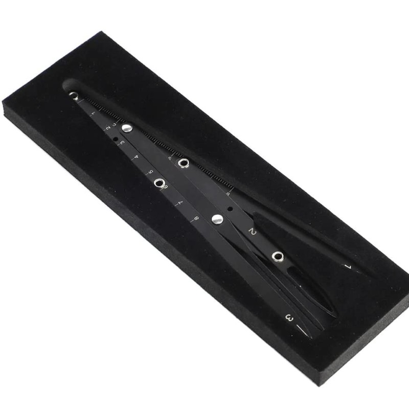 Microblading Golden Mean Caliper | 4 Prong | Black [01]