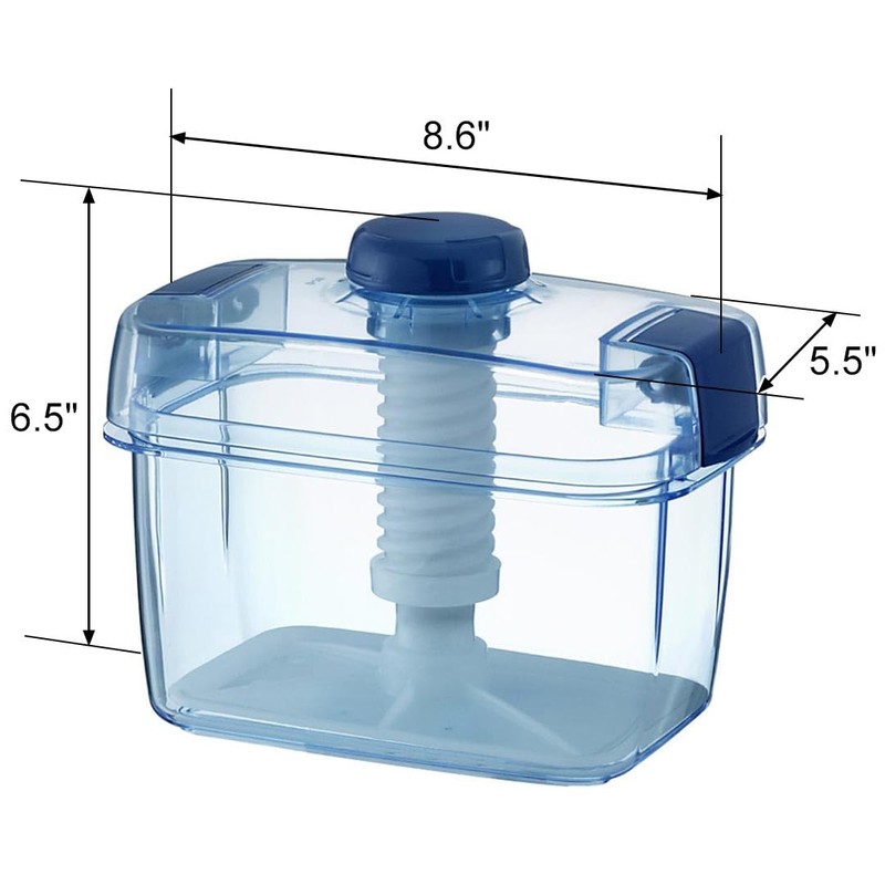 TIKUSAN Instant Pickle Maker Vegetable Press Tsukemono Container Rectangle Made