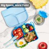 TinyPalsa Bento Box for Kids, 3 Compartment Kids Lunch Box