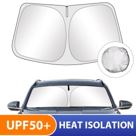 Unbranded CUSTOM FIT FOR 2001-2023 TOYOTA HIGHLANDER CAR WINDSHIELD SUN SHADE SHIELD COVER