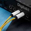 MyVolts Candycord audio cable, straight mini jack to 2 x