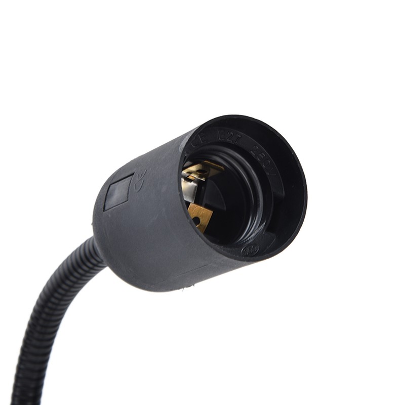 Table Lamp Holder E27/E26 Black Double Headed 360 Degree Adjustable