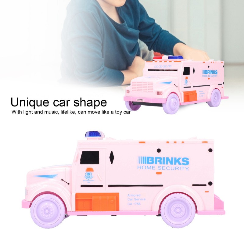 Coin Money Saving Box Innovative Car Shaped Password Piggy Bank