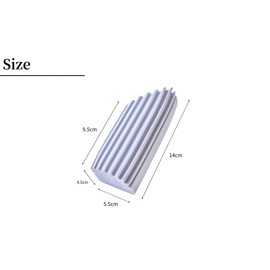 Nippon Clintec Water Absorbent Cleaning Sponge, Length 5.5 inches (14 cm) (Long Side), 3.7 inches (9.5 cm) (Short Side) Width 2.2 inches (5.5 cm), Depth 1.8 inches (4.5 cm), PVA Sponge, Clean With