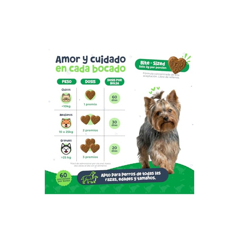Waggys Belly, Suplemento Digestivo con Probióticos para Perros, 60 pzs