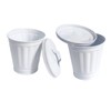 AITING Mini Trash can & Iron Garbage can Pencil Cup