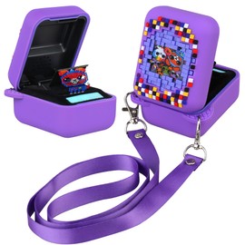 Canboc Silicone Case for Bitzee Orginal Interactive Toy Digital Pet, Protective Skin Cover for Bitzee Virtual Electronic Digital Pet, Purple (Case Only)