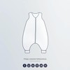 Julius Zöllner Jumper Muslin Sleepsuit, 0.5 Tog, Size 92, 100%