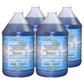 Quality Chemical Fresh & Clean Non-acid total restroom cleaner-4 gallon case