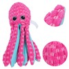 Pet Corduroy Octopus Vocal Toy Puppy Biting Training Toy for