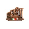 Rome (Italy) - 3D Metal Fridge Magnet for Kitchen Refrigerator