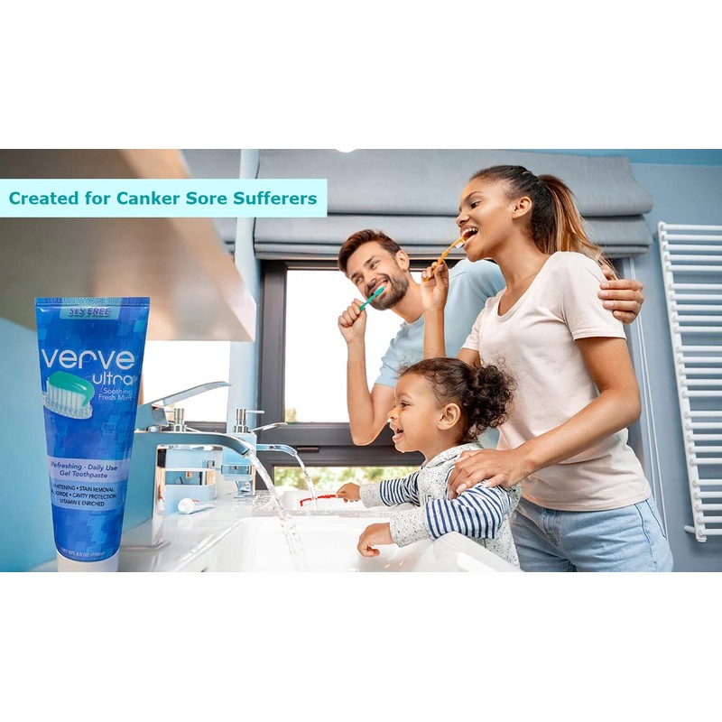 Verve Ultra SLS-Free Toothpaste with Fluoride, 4.5 oz.