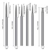 SUNJOYCO 6PCS Wood Carving Drill Bits Set for Rotary Tool,