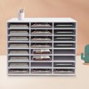 MhdunueSK Literature Organizer,Desktop File Sorter Mail Center,Paper Storage Cabinet with