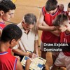 MTSBDM 21.3 x 12.6 Foldable Waterproof Magnetic Basketball Coaching Clipboard