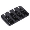 Guitar Bridge 4 String Metal Tailpiece Instrument Accessory Set Kit