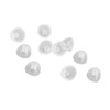 10pcs Sound Amplifier Closed Domes Single Layer Double Hole Silicone