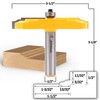 YONICO Router Bits Exterior Casing 3-1/2-Inch Dia. Brick Mold 1/2-Inch