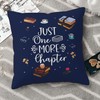 Spwasplo Book Lovers Gifts Pillow Cover 18x18 Inch - Librarian