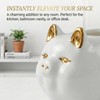 Seyont Toothpick Holder Dispenser - Golden Pig Tooth Pick Box,