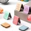 Faccito 6 Pieces Magnetic Leather Bookmark Inspirational Motivational Back to