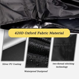 POMER Fire Pit Cover,30inch Round Fire Pit Cover for BALI OUTDOORS Gas Firepit Table Waterproof Propane Gas Fire Pit Column Cover - 30" D x 25" H