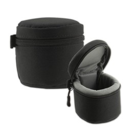 Navitech Black Water Resistant Camera Lens Case Compatible with the Nikon AF-S DX NIKKOR 35mm f/1.8G