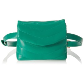 The Drop Women's Rylee Quilted Belt Bag, Ultamarine Green, One Size