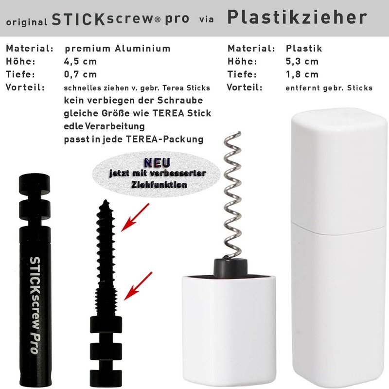 Stickscrew PRO Original Smart Embroidery Puller Removes Broken Filters and