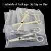 Piercing Clamps - Autdor 25Pcs Piercing Forceps Rounded Slotted Disposable
