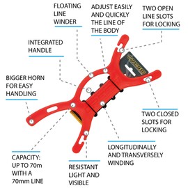 Cressi Folder Buoy Rope, Orange, One Size