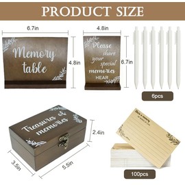 Tindisonka Life Praise Memorial Box Contains 100 Life Praise Memorial Cards 2 wooden standees and a memorial box memorial cards for funerals funeral table decorations