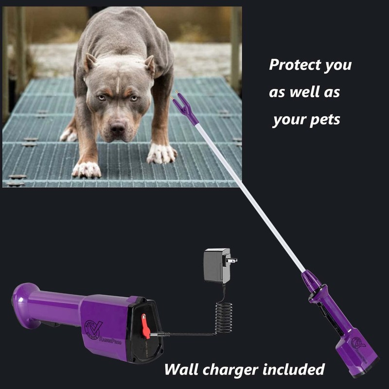 RANCH CHOICE Purple Rechargeable Livestock Prod Waterproof Cattle prod with