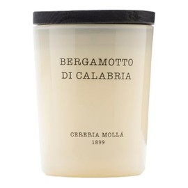Cereria Molla Scented Candle Travel Size 2.4 oz - Luxury Home Fragrances - Handmade EU (Bergamotto di Calabria)