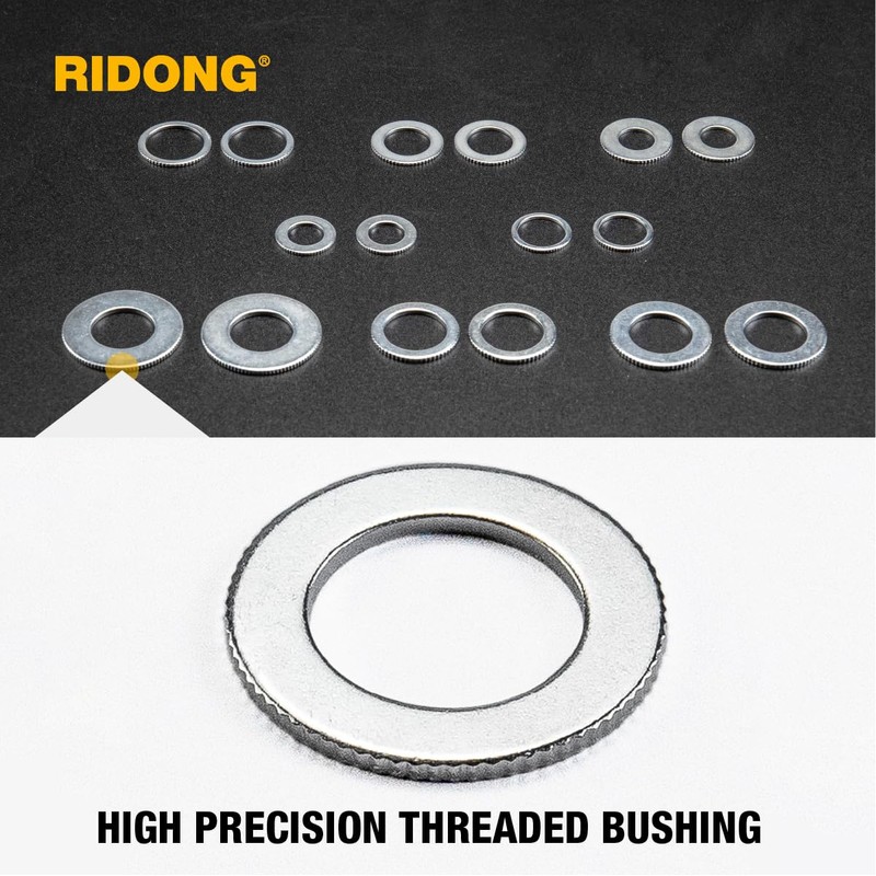 Saw Blade Bushing Set Adapter Ring, Reduction Ring Combo -
