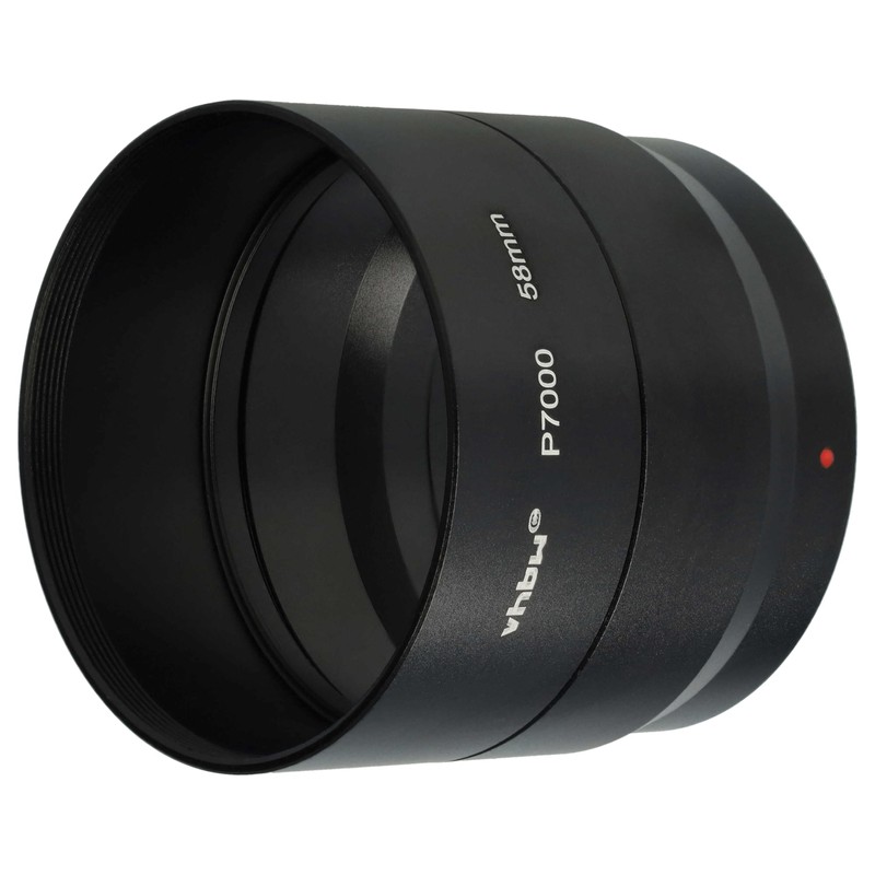 vhbw 58mm Filter Adapter Compatible with Nikon Coolpix P7000, P7100