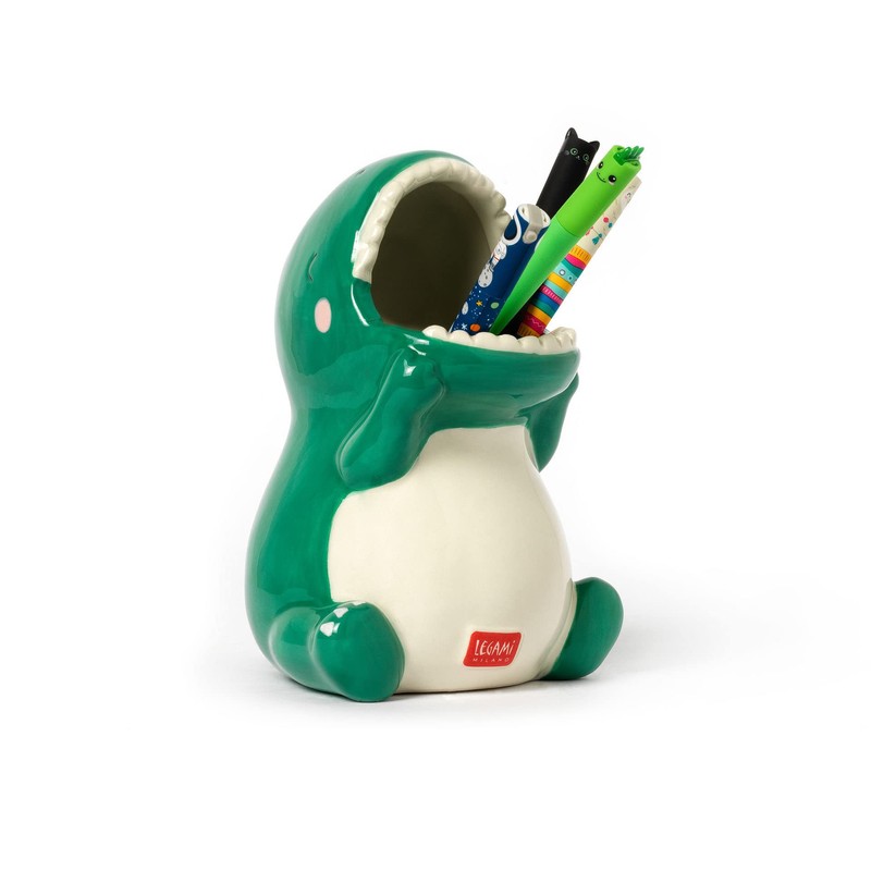Legami Ceramic Pen Holder, Desk Friends, 12 x 9.7 cm,