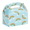 BLUE PANDA 24 Pack Rainbow Gable Boxes - Treat Boxes