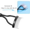 HENWUBEI 2 Pcs Lash Comb Eyelash Separator with Metal Teeth