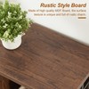 HOMISSUE Bookshelf, 3-Tier Rustic Short Bookshelf, Industrial Shelf Bookcase with