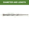 HLOFIZI 7/16'' x 6'' Long Masonry Drill Bits 7/16 inch