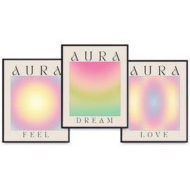 Spa Yoga Zen Wall Art - Inspiration positive Affirmations Wall Decor - Preppy Room Decor Aesthetic - Danish Pastel spiritual Motivational quote Decoration for Women Teens Room - Aura Angel Number