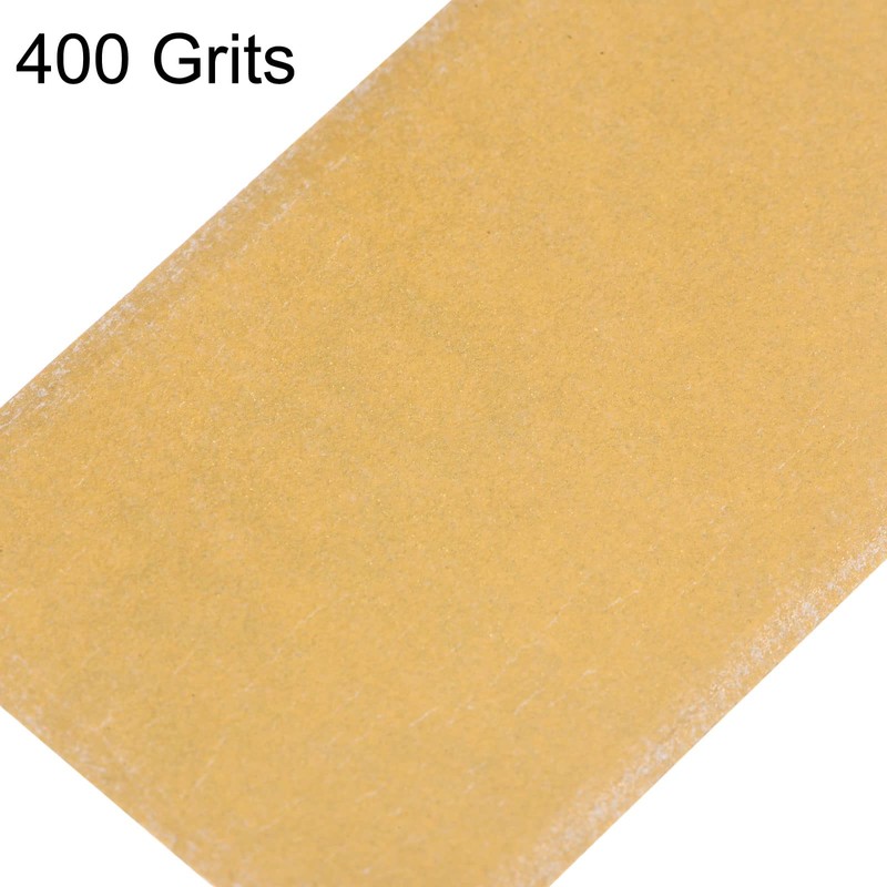 HARFINGTON 50pcs Micro Sander Paper 400 Grit 3.5x1.2 Inch Mini