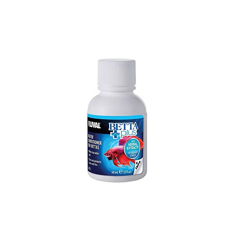Fluval Betta Plus Water Conditioner, Aquarium Water Treatment, 2 Oz.