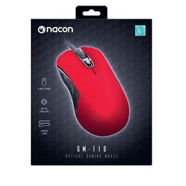 Nacon GM-110 Optical Gaming Mouse Red
