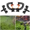 Sprinkler Heads Nozzles Garden Irrigation Sprinkler Rotating Refraction Adjustable Micro