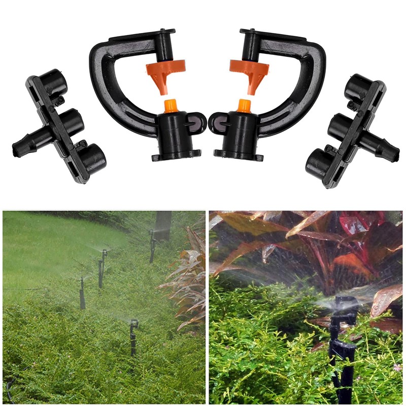 Sprinkler Heads Nozzles Garden Irrigation Sprinkler Rotating Refraction Adjustable Micro