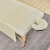 Tenger Home Set of 3 Fitted Sheet Headrest Cover Microfibre